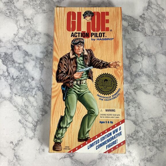 GI Joe Action Pilot Limited Edition WWII Commemorative Figure 1995 NIB - Picture 5 of 11
